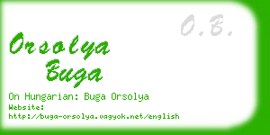 orsolya buga business card